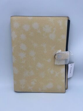 New Coach Notebook With Floral Print
